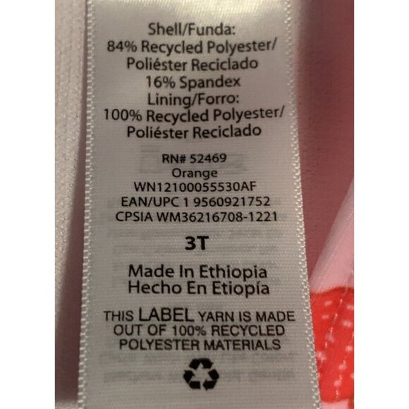 Wonder Nation Girls Strawberry Tankini 2 PC Swimsuit Size 3T Pink - Picture 9 of 13